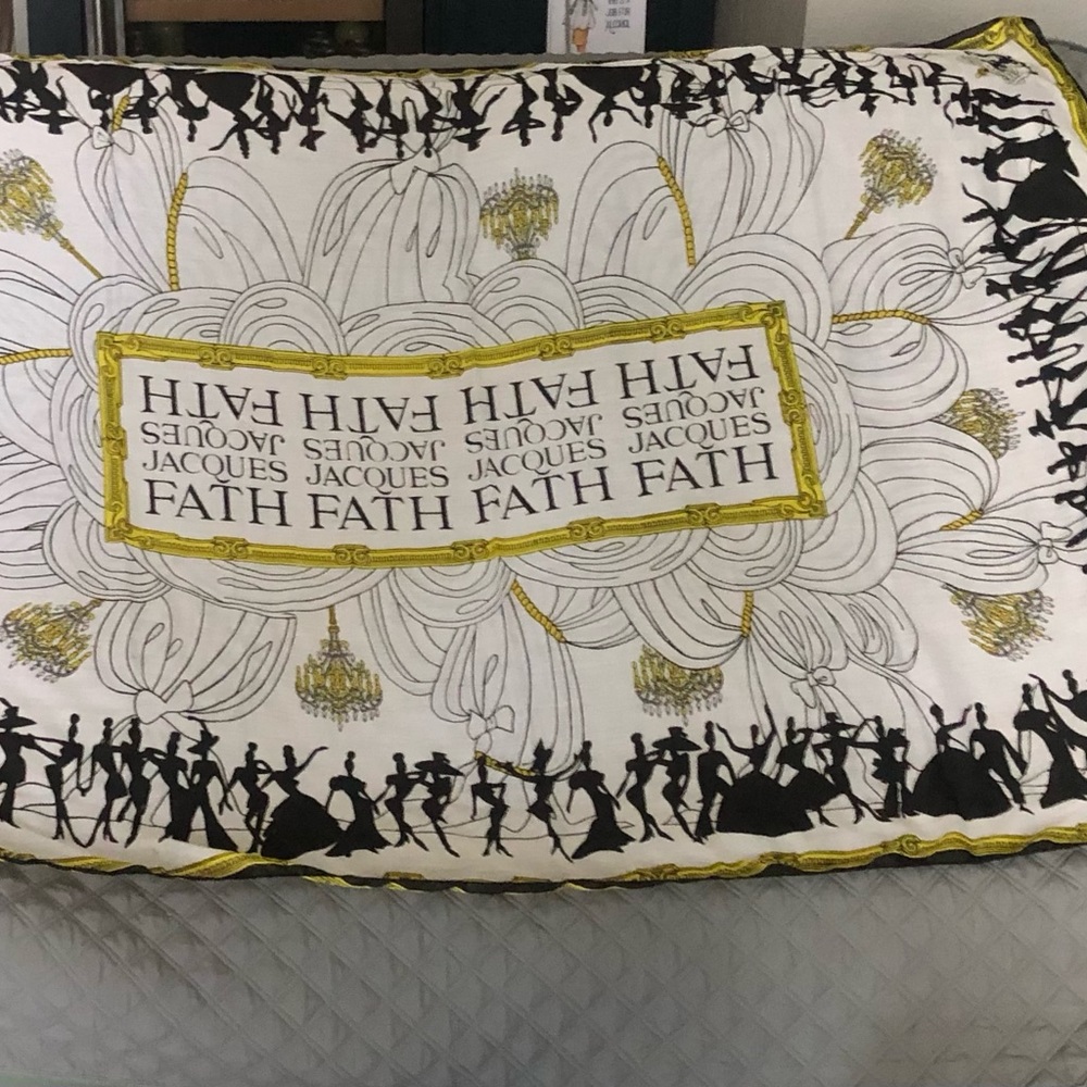 Jacques Fath 42X56 scarf